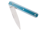 Klappbares Schälmesser 18H07, Mosaik Blau