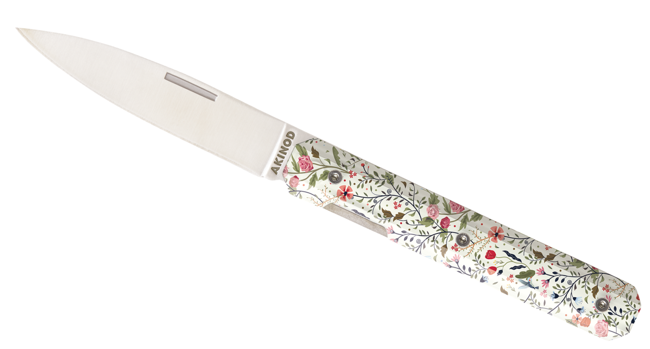 Klappbares Schälmesser 18H07, Blumenwiese