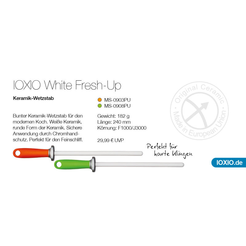 IOXIO® Keramik Wetzstab White Fresh Up