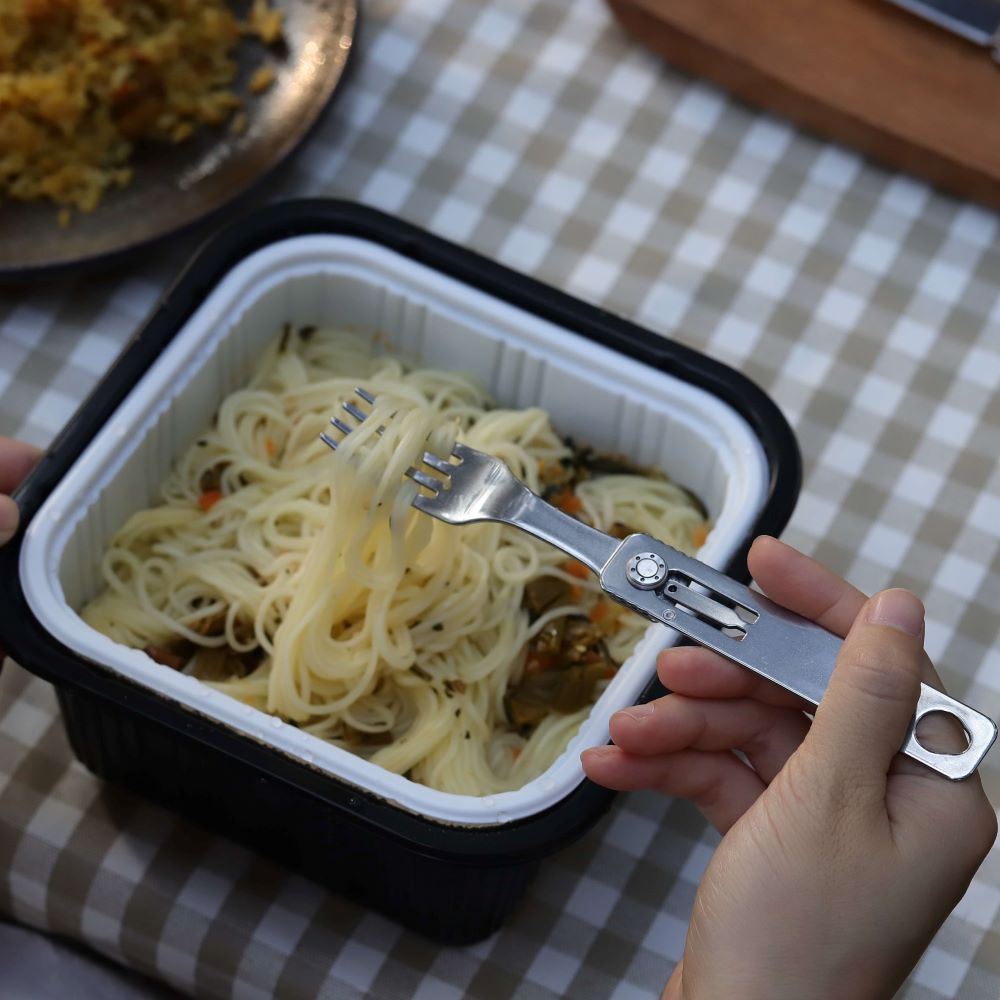 Roxon C1S - Faltbares Campingbesteck „Dining Out“