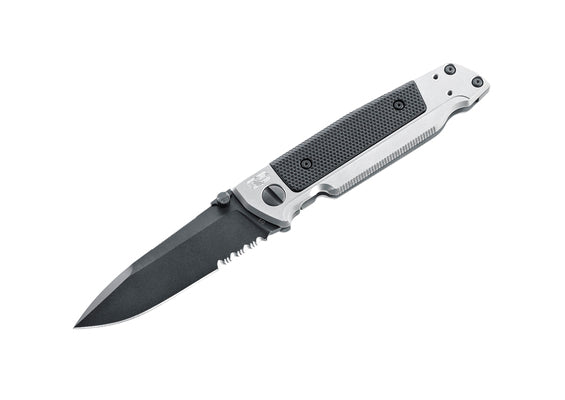 Walther Q5 Steel Frame Folder Black Serrated