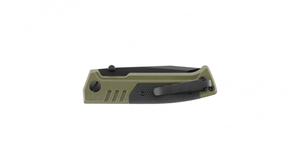 Walther PDP Tanto Folder Wellenschliff OD Green