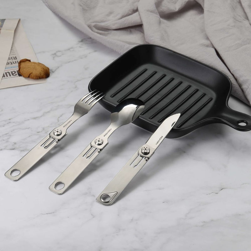 Roxon C1S - Faltbares Campingbesteck „Dining Out“