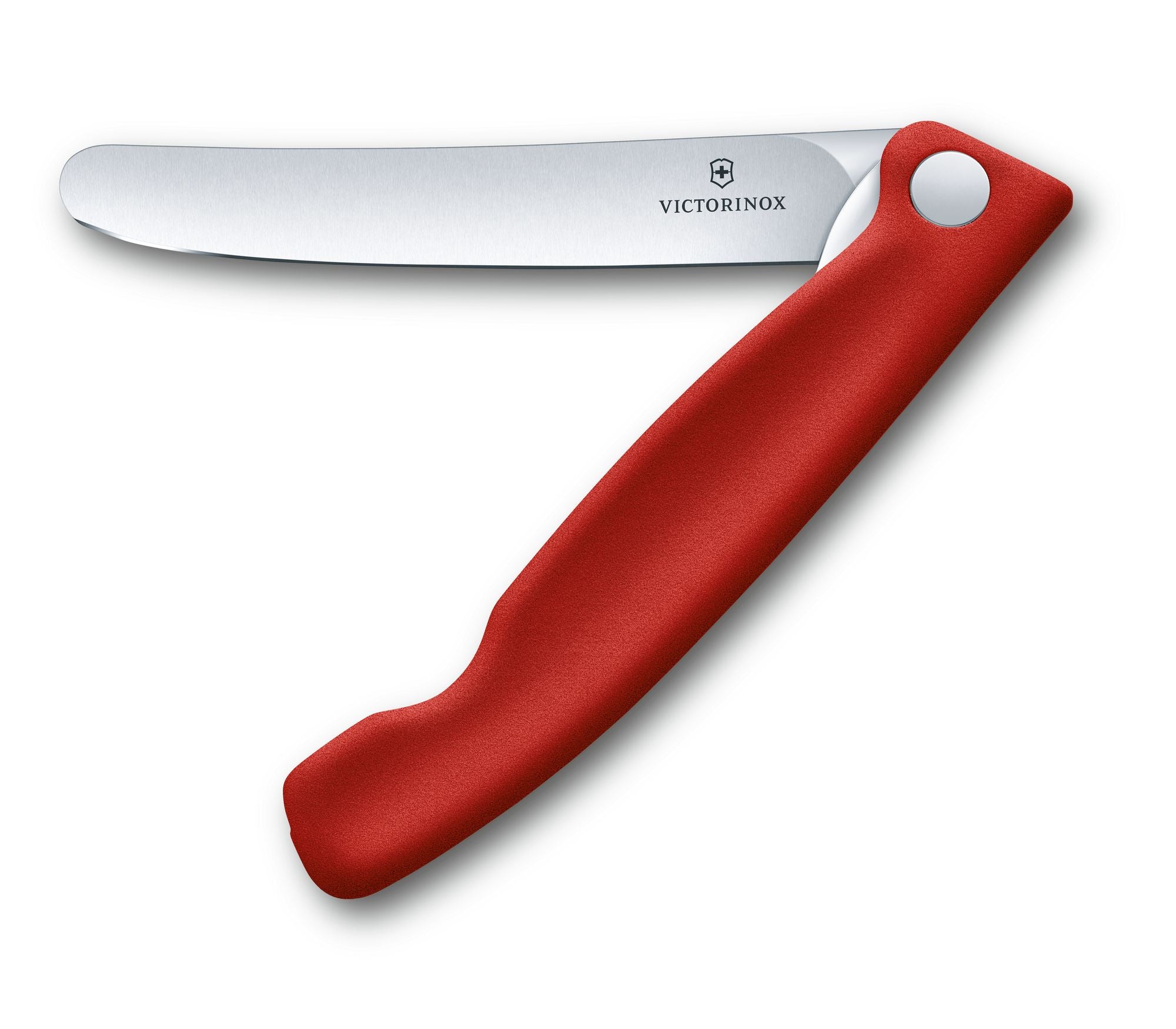 Swiss Classic faltbares Gemüsemesser/Steakmesser glatte Schneide in 2 verschiedenen Farben
