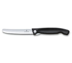 Swiss Classic faltbares Gemüsemesser/Steakmesser glatte Schneide in 2 verschiedenen Farben
