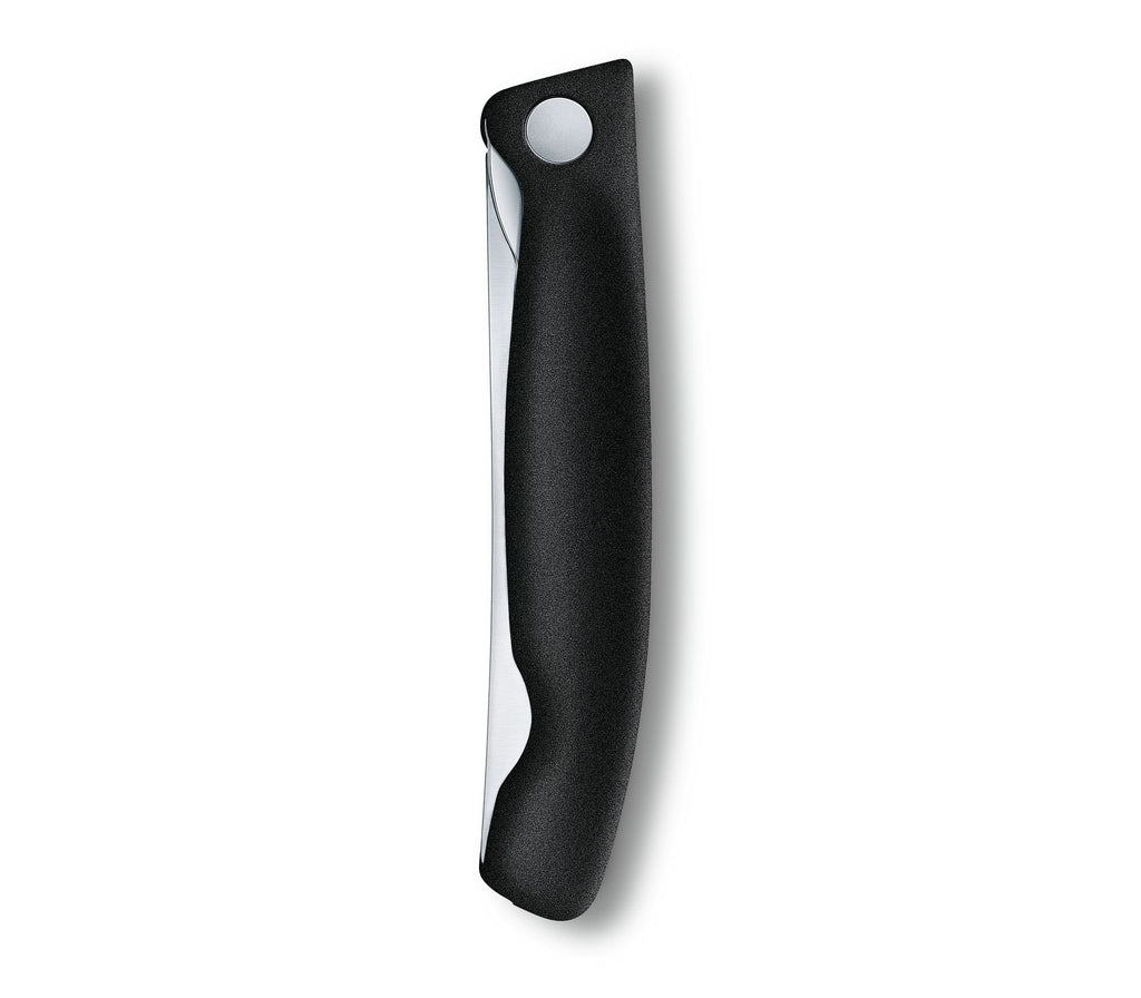 Swiss Classic faltbares Gemüsemesser/Steakmesser glatte Schneide in 2 verschiedenen Farben