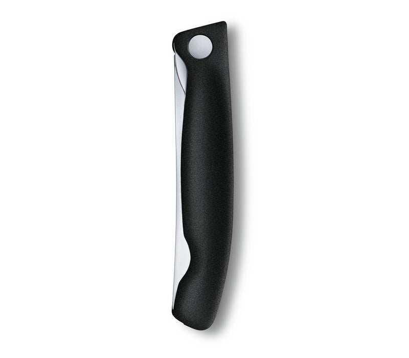 Swiss Classic faltbares Gemüsemesser/Steakmesser glatte Schneide in 2 verschiedenen Farben