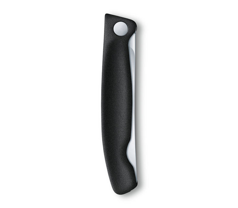 Swiss Classic faltbares Gemüsemesser/Steakmesser glatte Schneide in 2 verschiedenen Farben