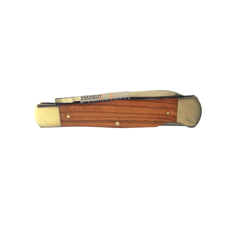 25520027 Hartkopf Taschenmesser Olivenholz mit Gravurplatte