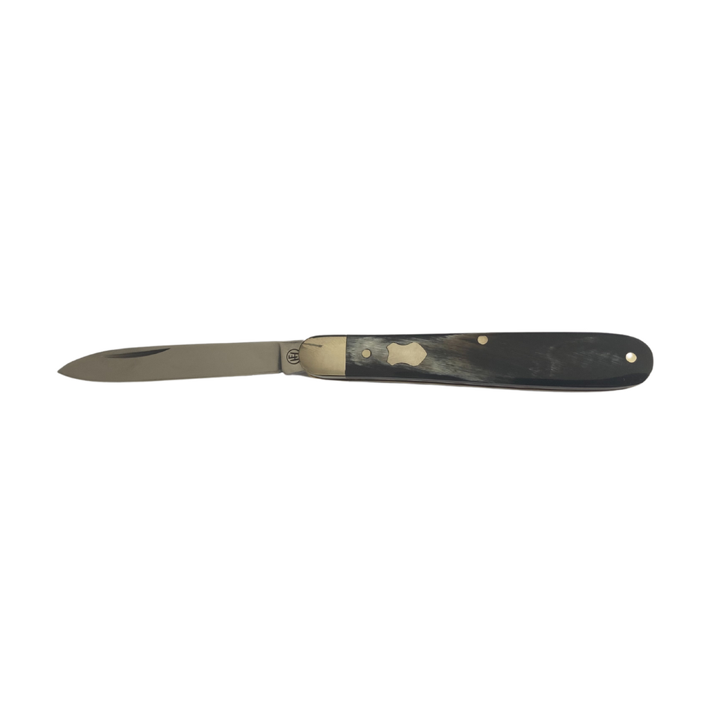 32500931 Hartkopf Taschenmesser Bunthorn mit Gravurplatte