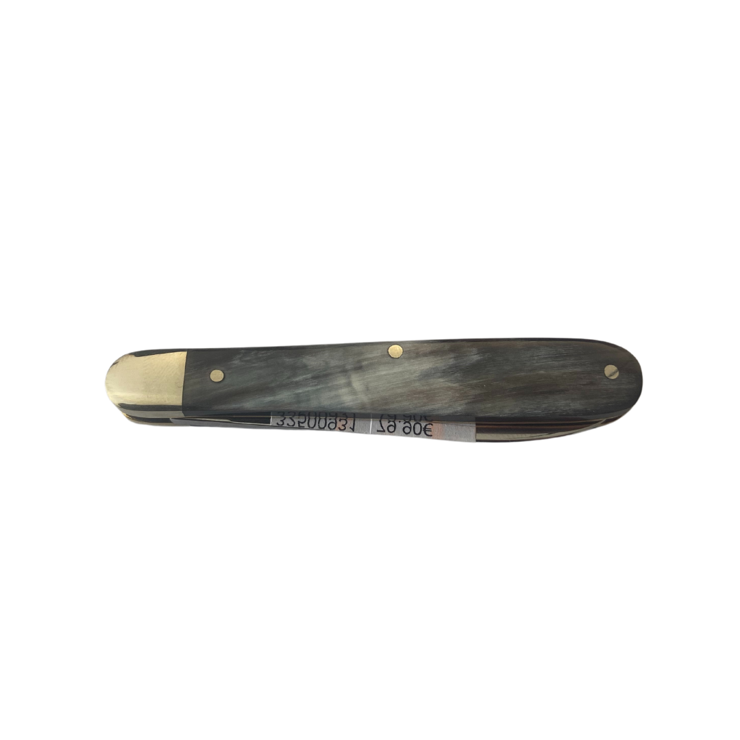 32500931 Hartkopf Taschenmesser Bunthorn mit Gravurplatte