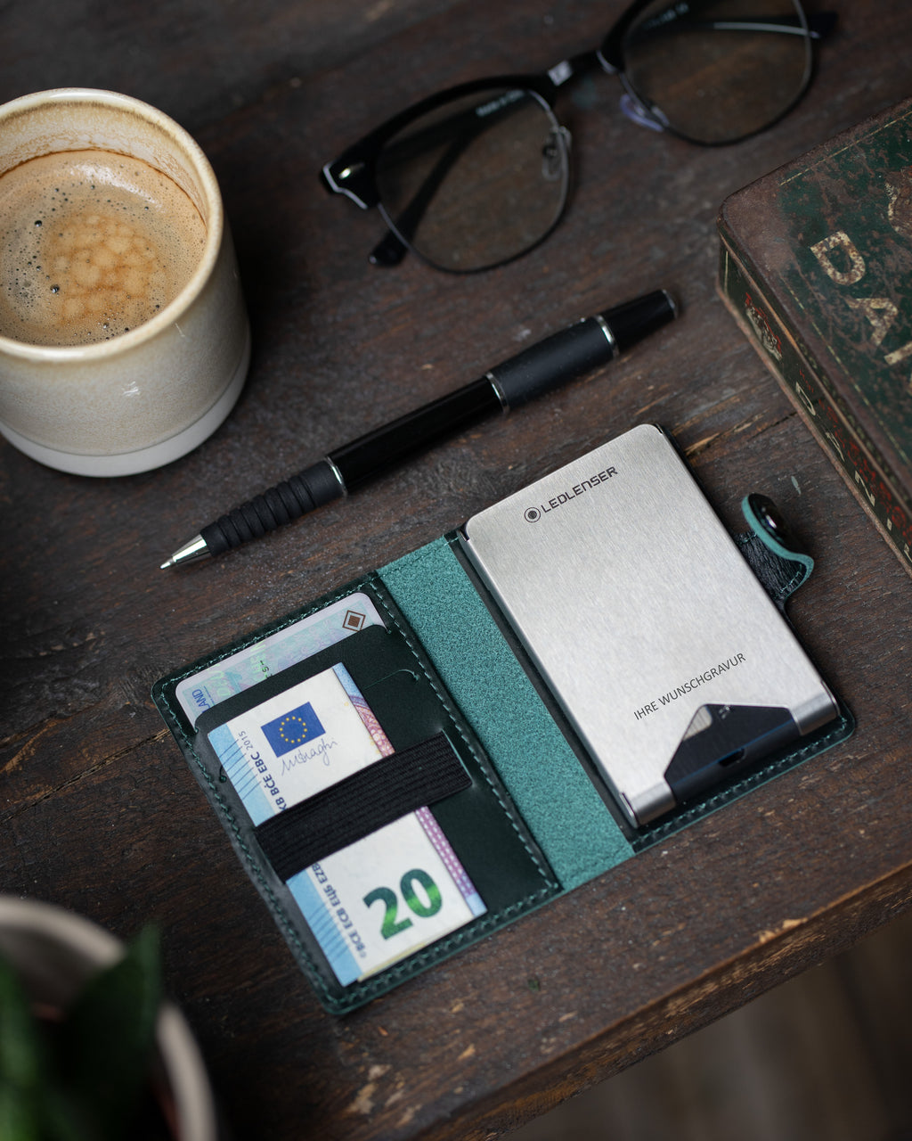 Ledlenser Lite Wallet® Matte Weinrot