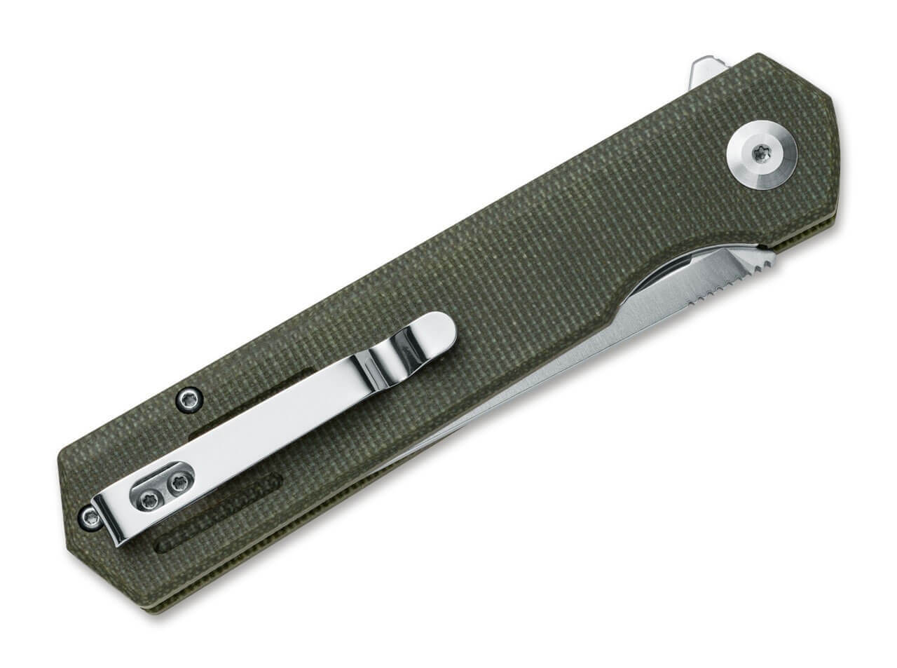 BlackFox Revolver Micarta Green