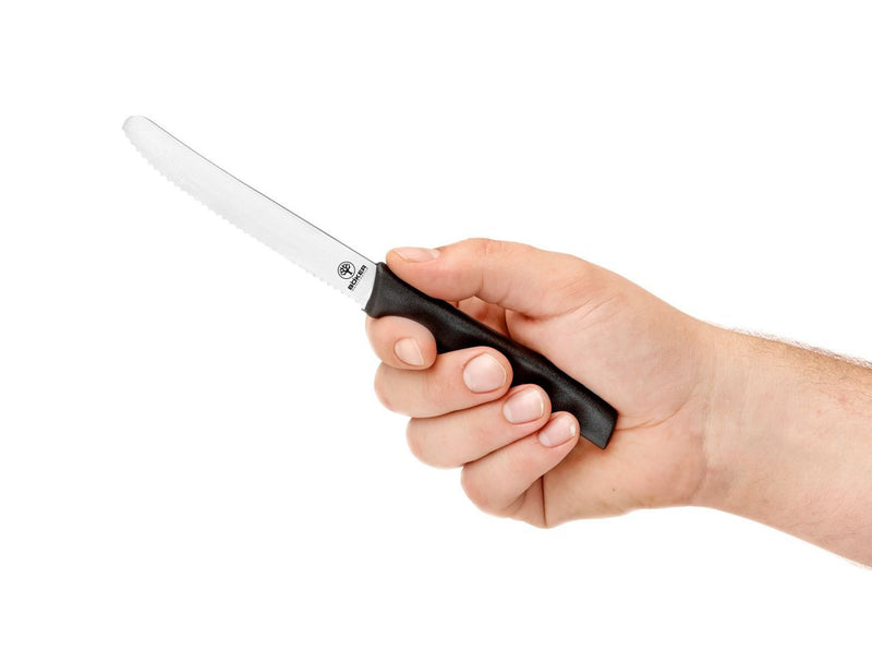 Böker Manufaktur Brötchenmesser Schwarz Display 24 Stück