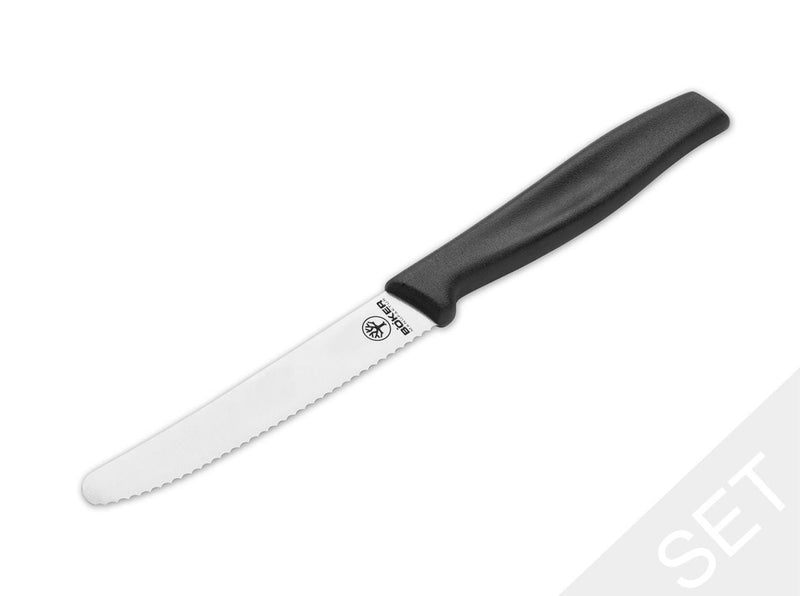 Böker Manufaktur Brötchenmesser Schwarz Set 6 Stück