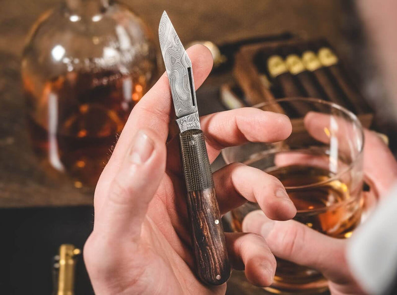 Böker Barlow Integral Leopard-Damast