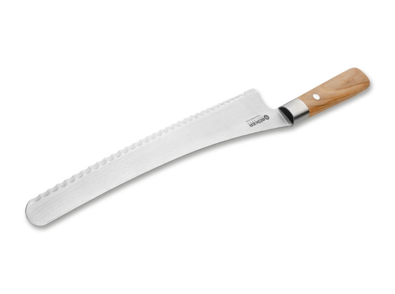 Böker Damast Olive Brotmesser