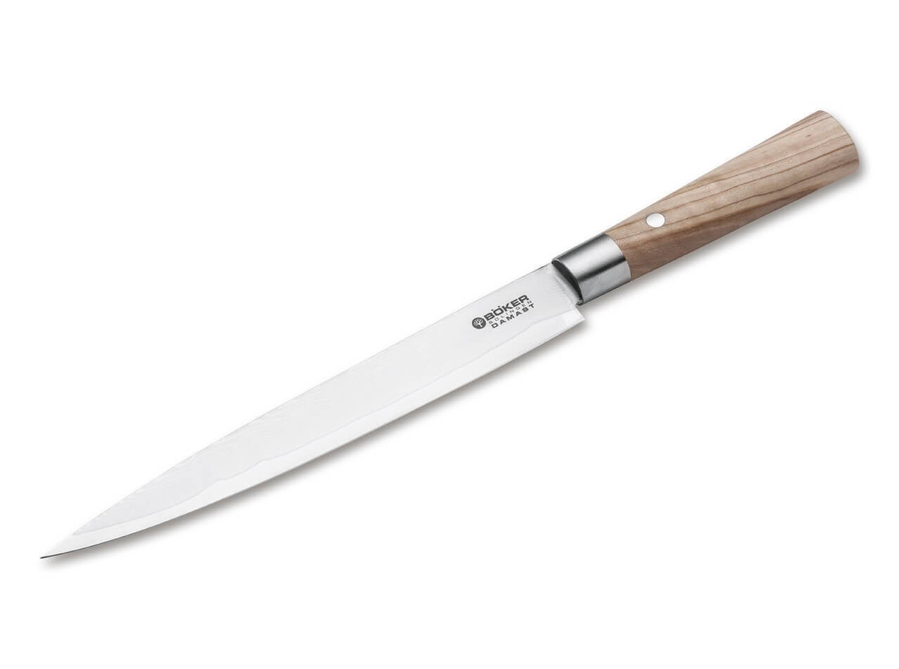 Böker Damast Olive Schinkenmesser