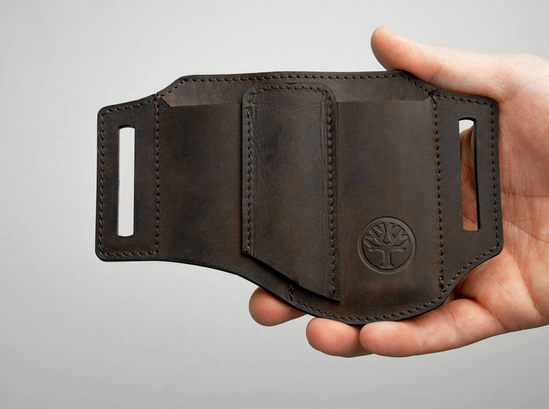 Böker Lederholster ED-Three Braun