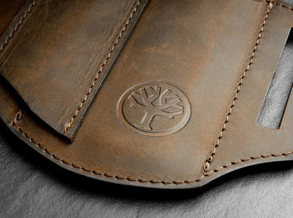Lederholster ED-Three Braun