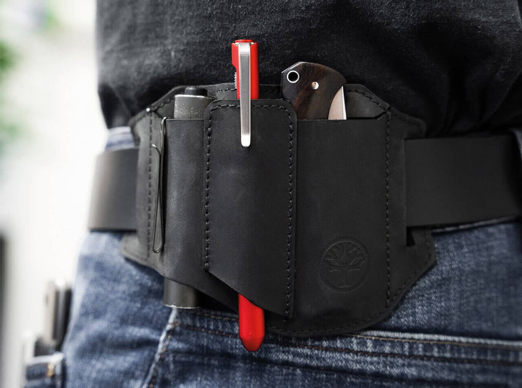 Lederholster ED-Three Schwarz