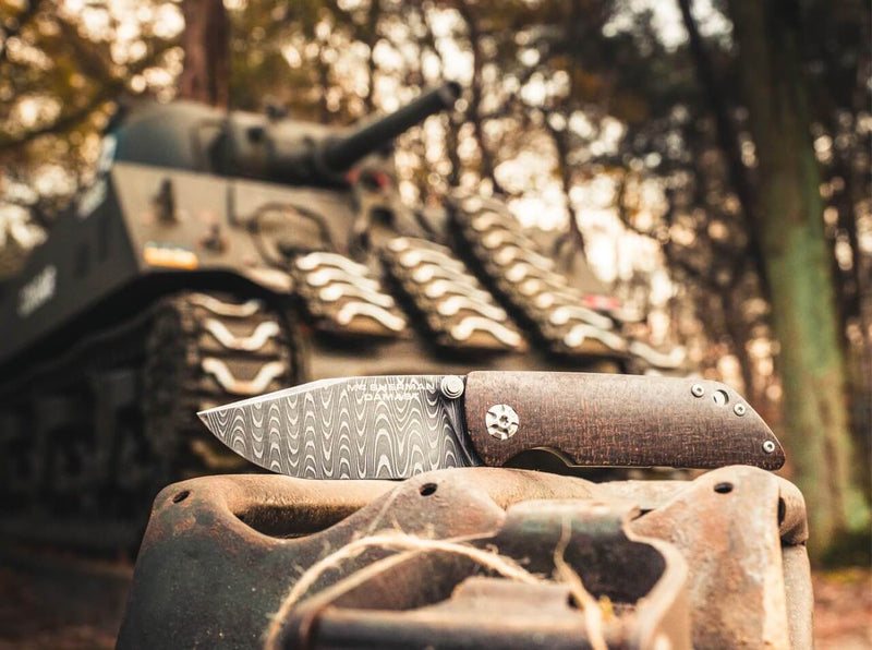 Böker M4 Sherman-Damast