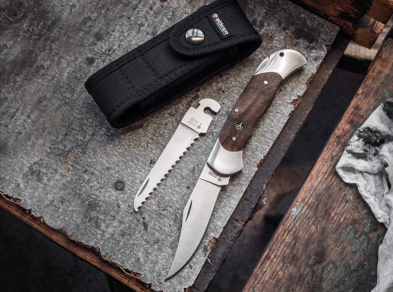 Böker Optima Walnuss Set