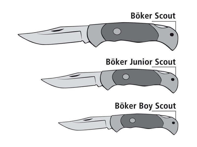 Böker Scout Spearpoint Hainbuche Damast