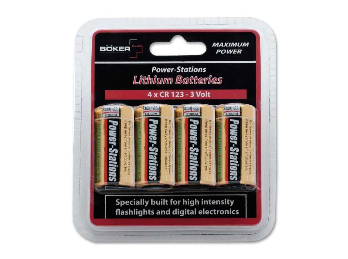 Batterie-Set 4  x CR123