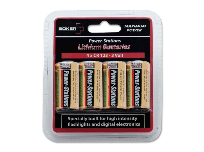Böker Plus Batterie-Set 4  x CR123