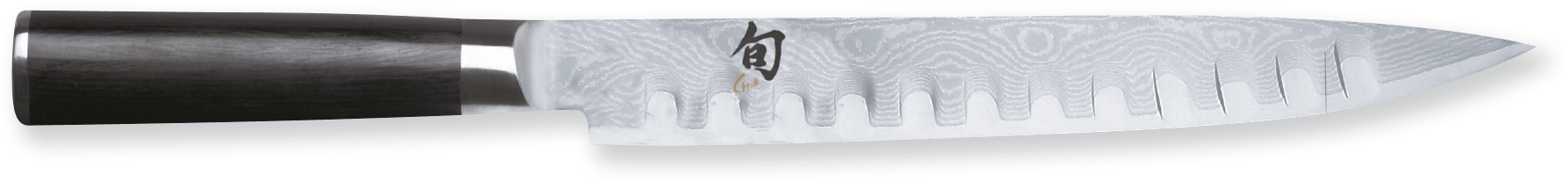 Shun Classic Schinkenmesser mit Kullenschliff