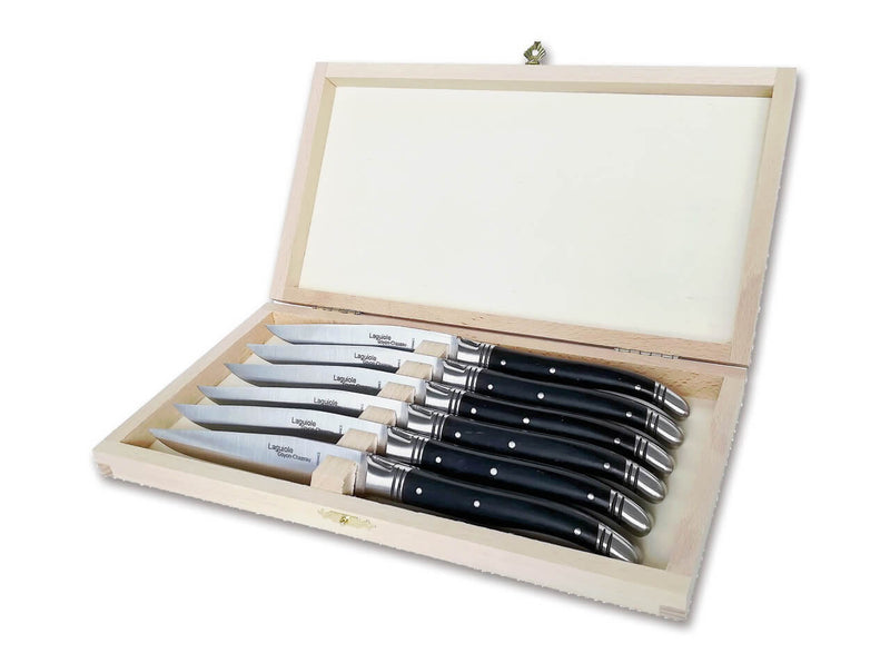 Goyon-Chazeau Laguiole Steakmesser Set Paperstone