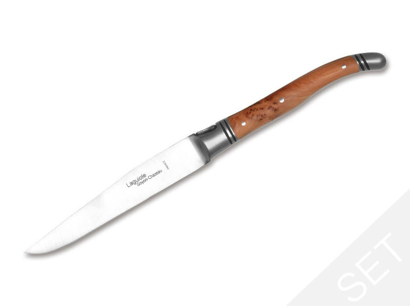 Goyon-Chazeau Laguiole Steakmesser Set Wacholder