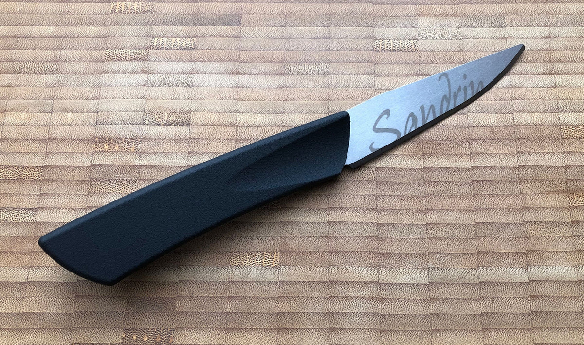 Sandrin Gemüsemesser Wolframcarbid-Klinge (71 HRC)