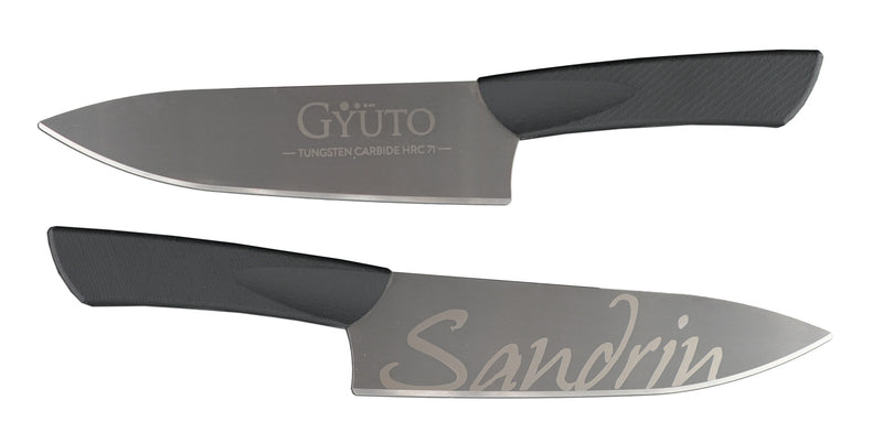 Sandrin Gyuto, Wolframcarbid-Klinge (71 HRC)