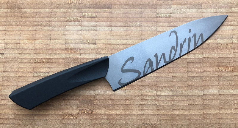 Sandrin Gyuto, Wolframcarbid-Klinge (71 HRC)