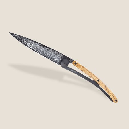 Deejo 37g, Olivenholz / Libelle