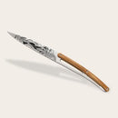 6 Deejo Tafelmesser, Olivenholz / Japanisch