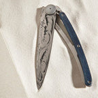 Deejo 37g, Blaues Buchenholz / Welle