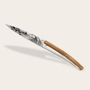 6 Deejo Tafelmesser, Olivenholz / Japanisch