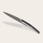 6 Deejo Tafelmesser,  Ebenholz / Geometrie