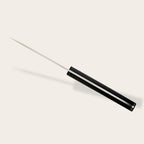 6 Deejo Tafelmesser,  Ebenholz / Geometrie