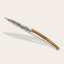 6 Deejo Tafelmesser, Olivenholz / Grand Siècle