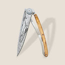 Deejo 37g, Olivenholz / Wal