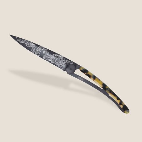 Deejo 27g,  Schildpattoptik Dunkel / Japanischer Drache