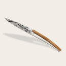 6 Deejo Tafelmesser, Olivenholz / Japanisch