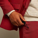 Deejo Serrated 37g, Olivenholz