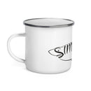 „SimplyShark“ Emaille-Tasse [Black Edition] – Das Statement für Schärf-Profis