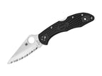 Delica 4 Lightweight Black Serrated