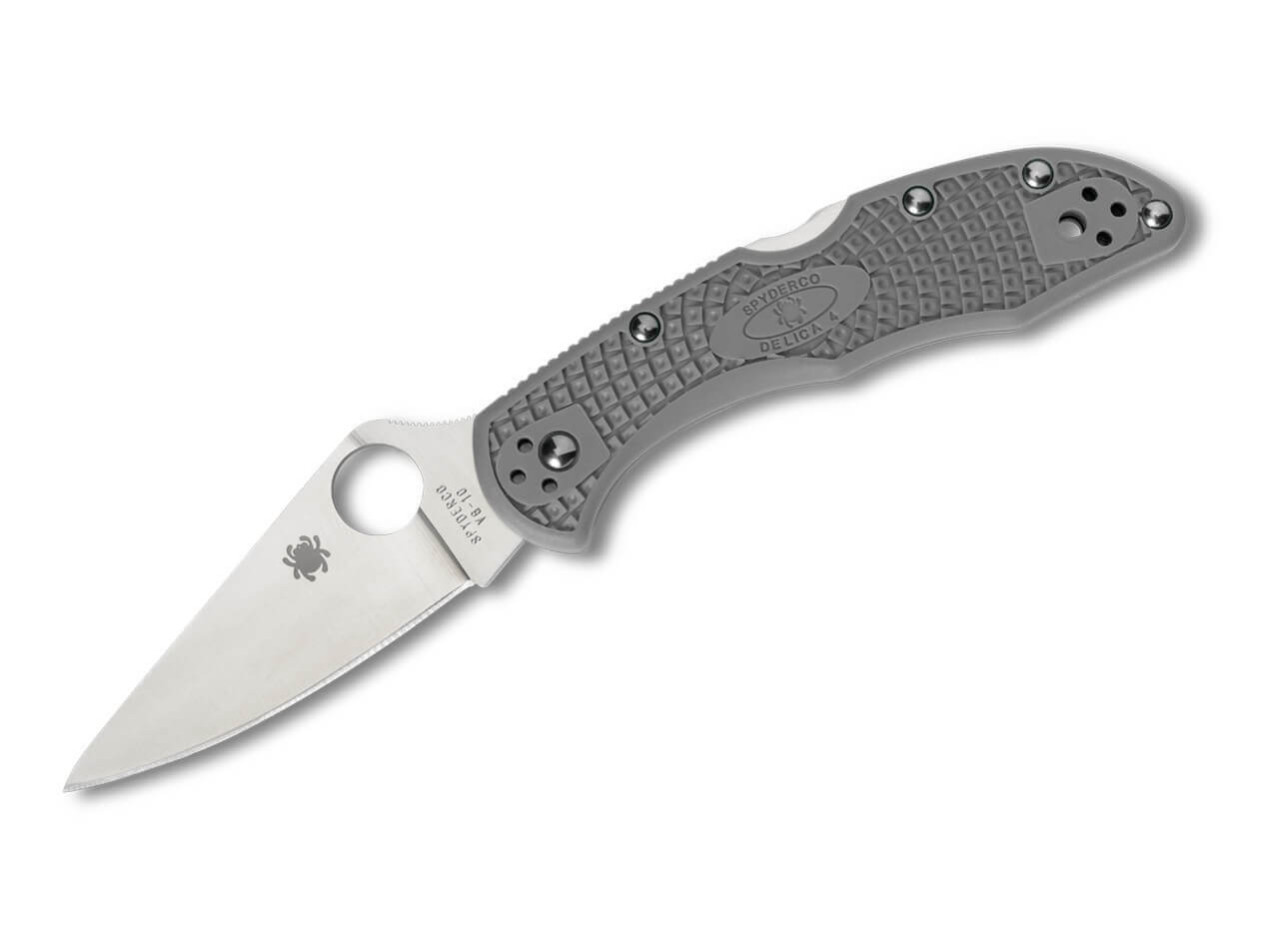 Spyderco Delica 4 Lightweight Flat Ground Gray